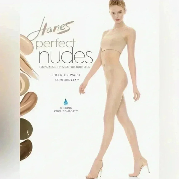 🆕➕size Hanes Premium  Bronze Plus Size Pantyhose 5/6X - Picture 3 of 12